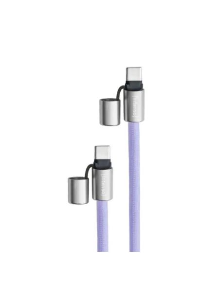 Intenso lanyard cable usb-c - c 1,65 m lila