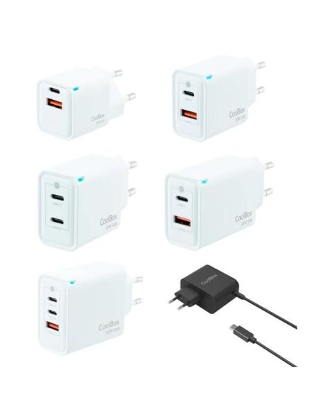 Coolbox pack 12 cargadores gan2 + expositor