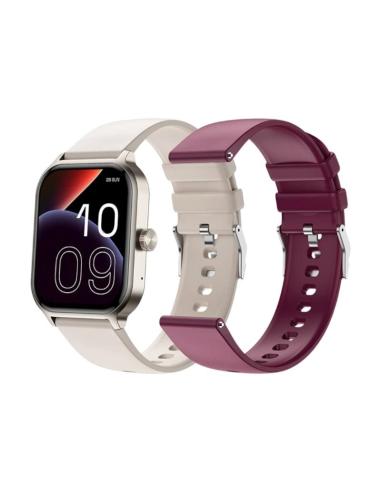 Spc smartwatch smartee duo 3 1.93" blanco + correa