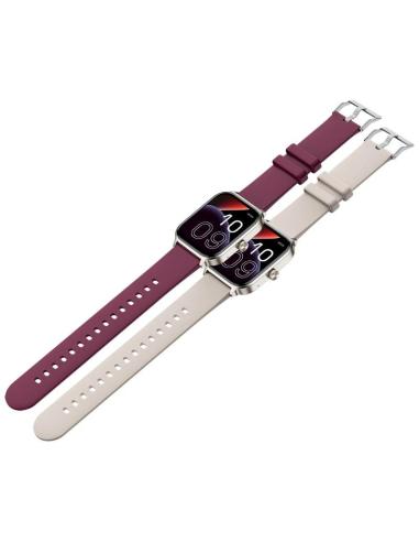 Spc smartwatch smartee duo 3 1.93" blanco + correa