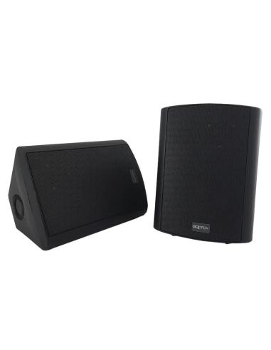 Approx altavoces pared dig.2x30w kit de mont negro