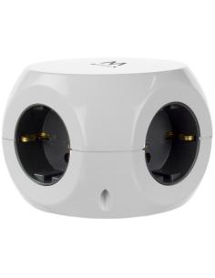 Ewent ew3939 regleta cubo 3 tomas/3 usb blanco 2