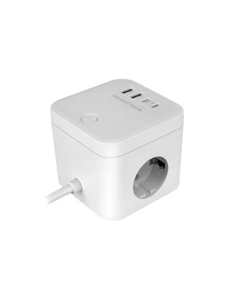 Mars gaming regleta cubo 35w gan blanco