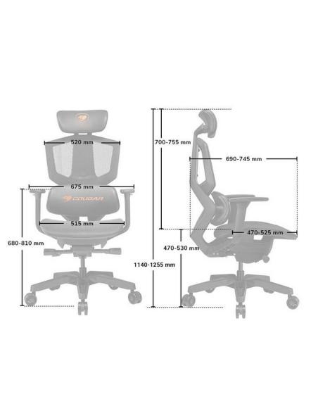 Cougar silla gaming argo one black