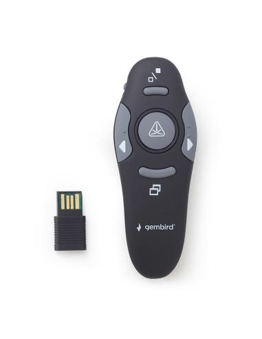 MANDO A DISTANCIA PRESENTER INALAMBRICO GEMBIRD / PUNTERO LASER / WP-L-11