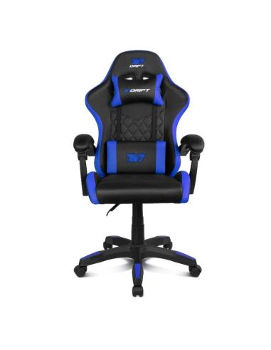Drift silla gaming dr35 negra-azul eléctrico