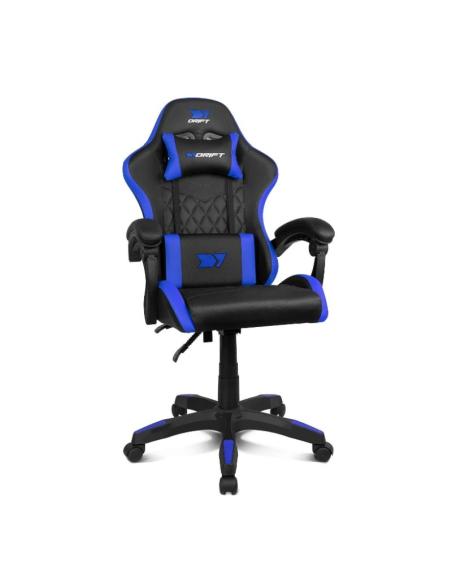 Drift silla gaming dr35 negra-azul eléctrico