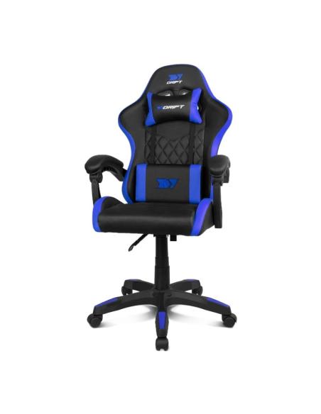 Drift silla gaming dr35 negra-azul eléctrico