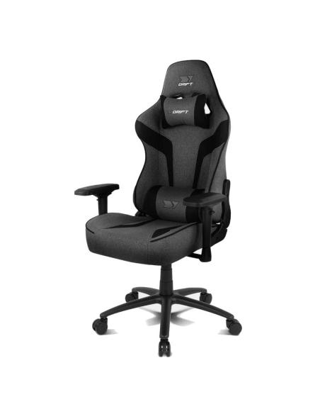 Drift silla gaming dr90xxl tela gris/negro