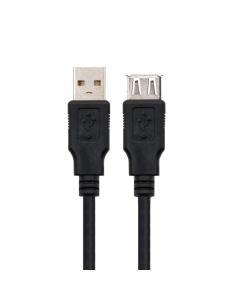 Nanocable cable usb 2.0, tipo a/m-a/h, negro, 3m 2