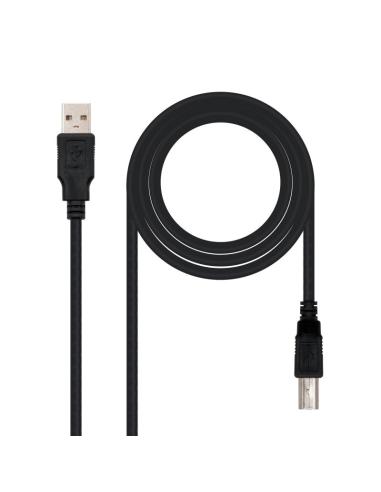 Nanocable cable usb 2.0 impresora tipo a/m-b/m 1 m