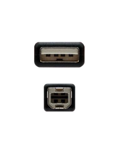 Nanocable cable usb 2.0 impresora tipo a/m-b/m 1 m