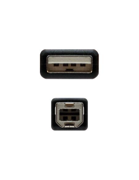 Nanocable cable usb 2.0 impresora tipo a/m-b/m 1 m
