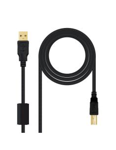 Nanocable cable usb 2.0 impresora ferrita 3.0 m