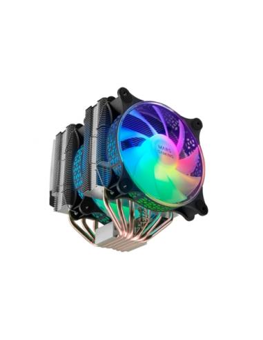 VENTILADOR CPU MARS GAMING MCPU-XT MULTISOCKET 120 mm. DISIPADOR DOBLE 300W ARGB PWM / MCPUXT