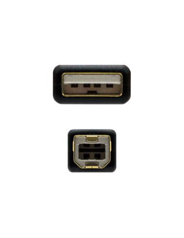 Nanocable cable usb 2.0 impresora ferrita 5 m