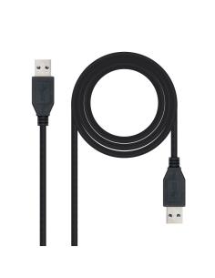 Nanocable cable usb 3.0, tipo a/m-a/m, negro, 1m