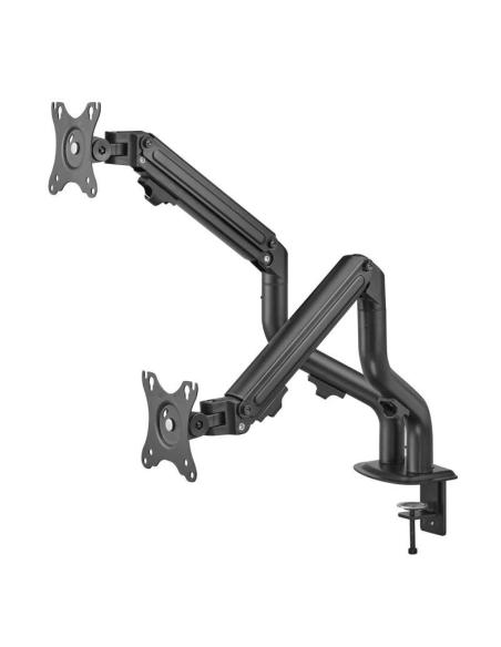 Iggual spmp02 soporte pinza 2 monitores 17"-32"pro