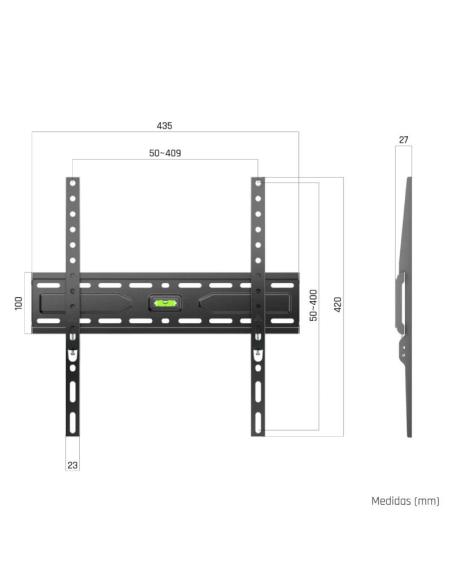 Iggual sptv11-l soporte tv pared fijo 21"-75" 45kg