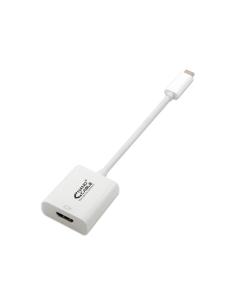 Nanocable conversor usb-c a hdmi 4k, 15 cm
