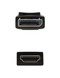 Nanocable cable conversor dp a hdmi 3 m negro 2