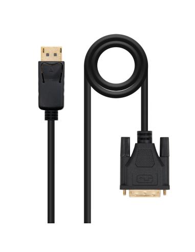 Nanocable cable conversor dp a dvi 2 m negro