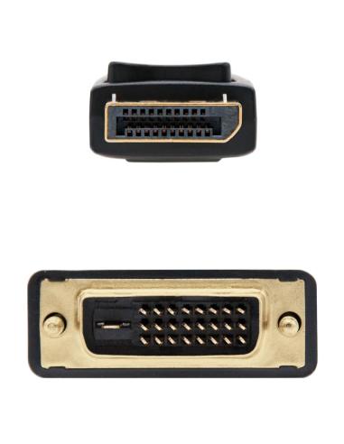Nanocable cable conversor dp a dvi 2 m negro