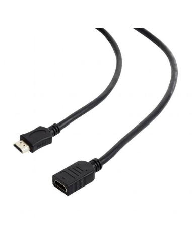 Gembird cable hdmi (m)-(h) ethernet 1.8 mts ngr