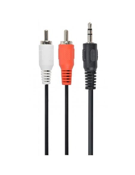 Gembird cable audio mjack rca m/m 5 mts