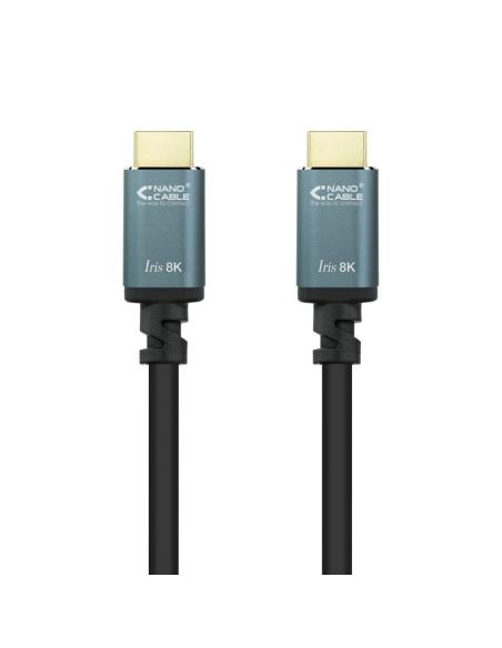 Nanocable cable hdmi 2.1 iris 8k m/m, 3 metros