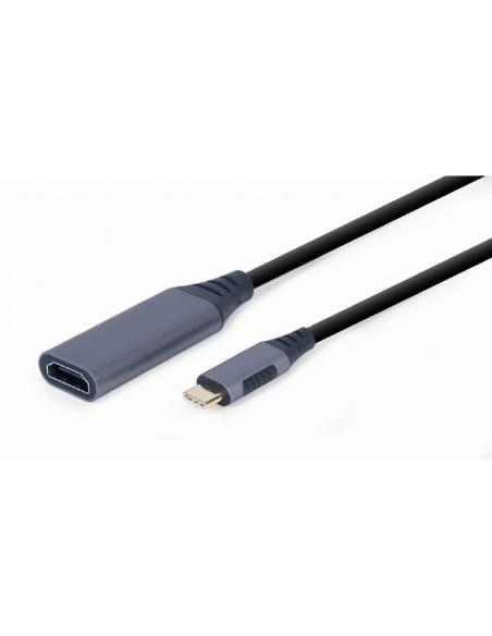 Gembird adaptador usb type-c a hdmi gris
