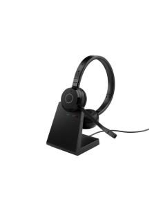 AURICULAR C/MICROFONO JABRA EVOLVE 65 TE INALAMBRICO BIAURAL / BLUETOOTH / USB-A / BASE DE CARGA / P/N: 6699-833-499