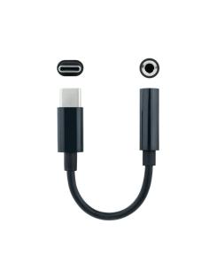 Nanocable adaptador audio usb-c/m a jack/h, negro 2