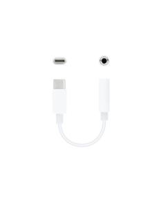 Nanocable adaptador audio usb-c-m a jack-h, blanco 2