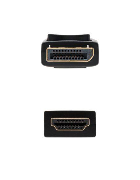 Nanocable cable conversor dp a hdmi negro 10m
