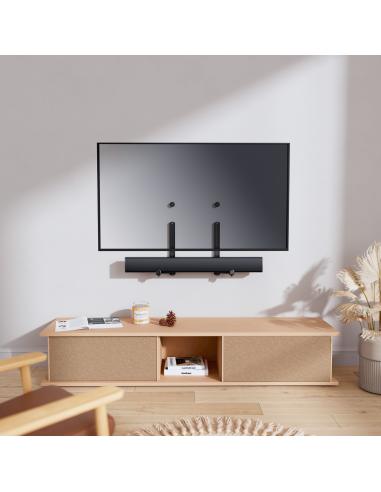SOPORTE UNIVERSAL PARA BARRA DE SONIDO NEGRO AISENS SPK01U-189