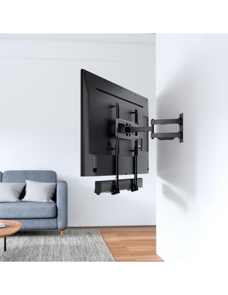 SOPORTE UNIVERSAL PARA BARRA DE SONIDO NEGRO AISENS SPK01U-189