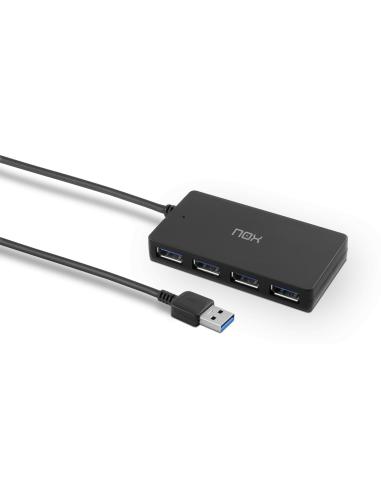 HUB USB NOX HUB ONE 3.0 USB PORTS HUB 4 PUERTOS EXTERNO NXLITEHUBONE