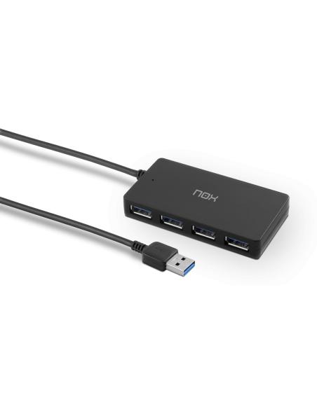 HUB USB NOX HUB ONE 3.0 USB PORTS HUB 4 PUERTOS EXTERNO NXLITEHUBONE