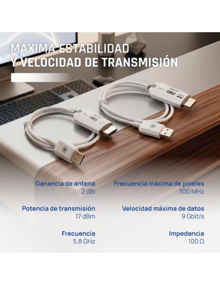 Iggual transmisor y receptor hdmi fhd inalámbrico