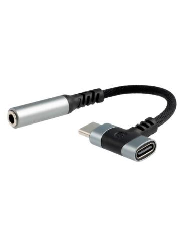 Nanocable cable adap. usb-c/m-audio3.5/h+usb/h