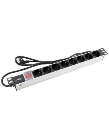 Monolyth regleta 19" 8 tomas schuko