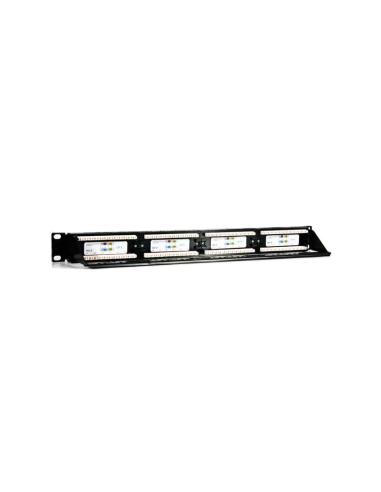2lan patch panel 19" cat6 24 puertos utp