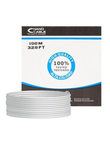 Nanocable bobina cable rj45 cat6 ftp 100m cobre