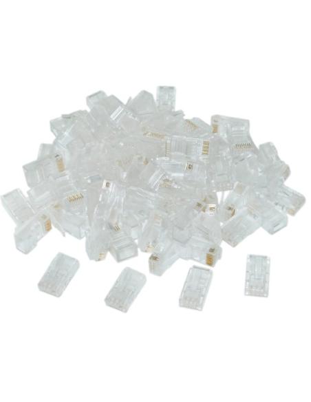 Gembird conector rj45 cat.6 utp sólidos (50 uds.)
