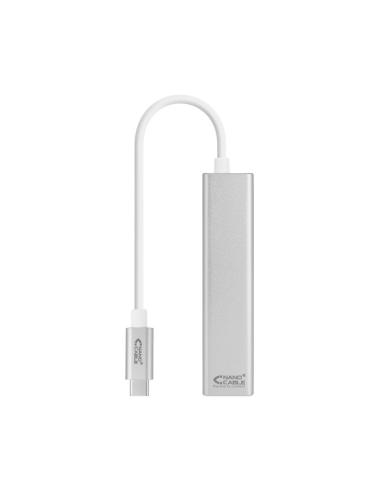 Nanocable conversor usb-c ethernet +3xusb 3.0