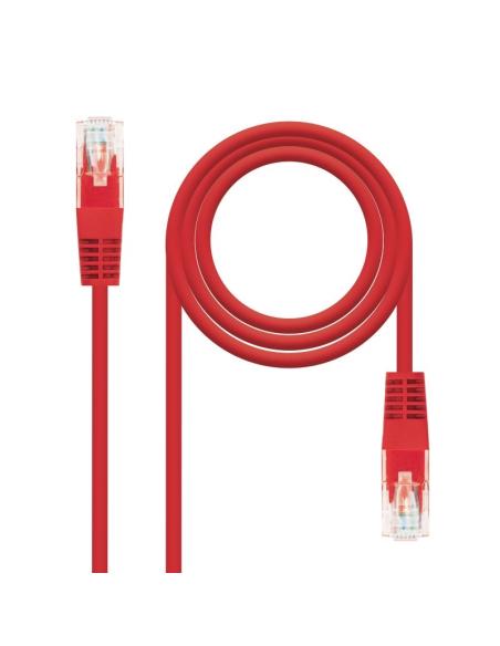 Nanocable latiguillo cat.6 utp 30cm rojo