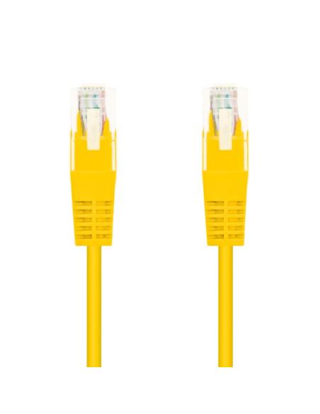 Nanocable latiguillo cat.6 utp 30cm amarillo
