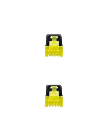 Nanocable latiguillo lszh cat.6a sftp 25cm negro