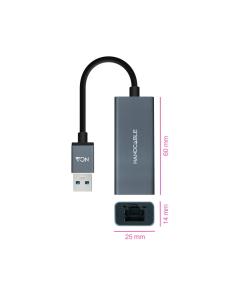 Nanocable conversor usb 3.0 a ethernet gigabit 2